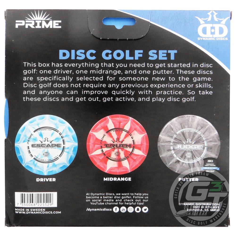 Dynamic Discs Golf Disc Dynamic Discs 3-Disc Prime Burst Starter Disc Golf Set