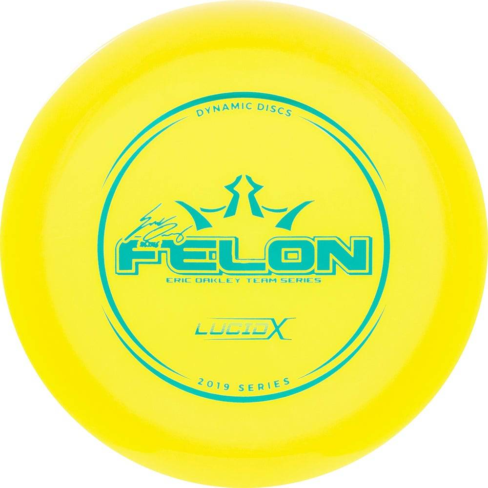 Dynamic Discs Golf Disc Dynamic Discs Limited Edition 2019 Team Series Eric Oakley Lucid-X Felon Fairway Driver Golf Disc