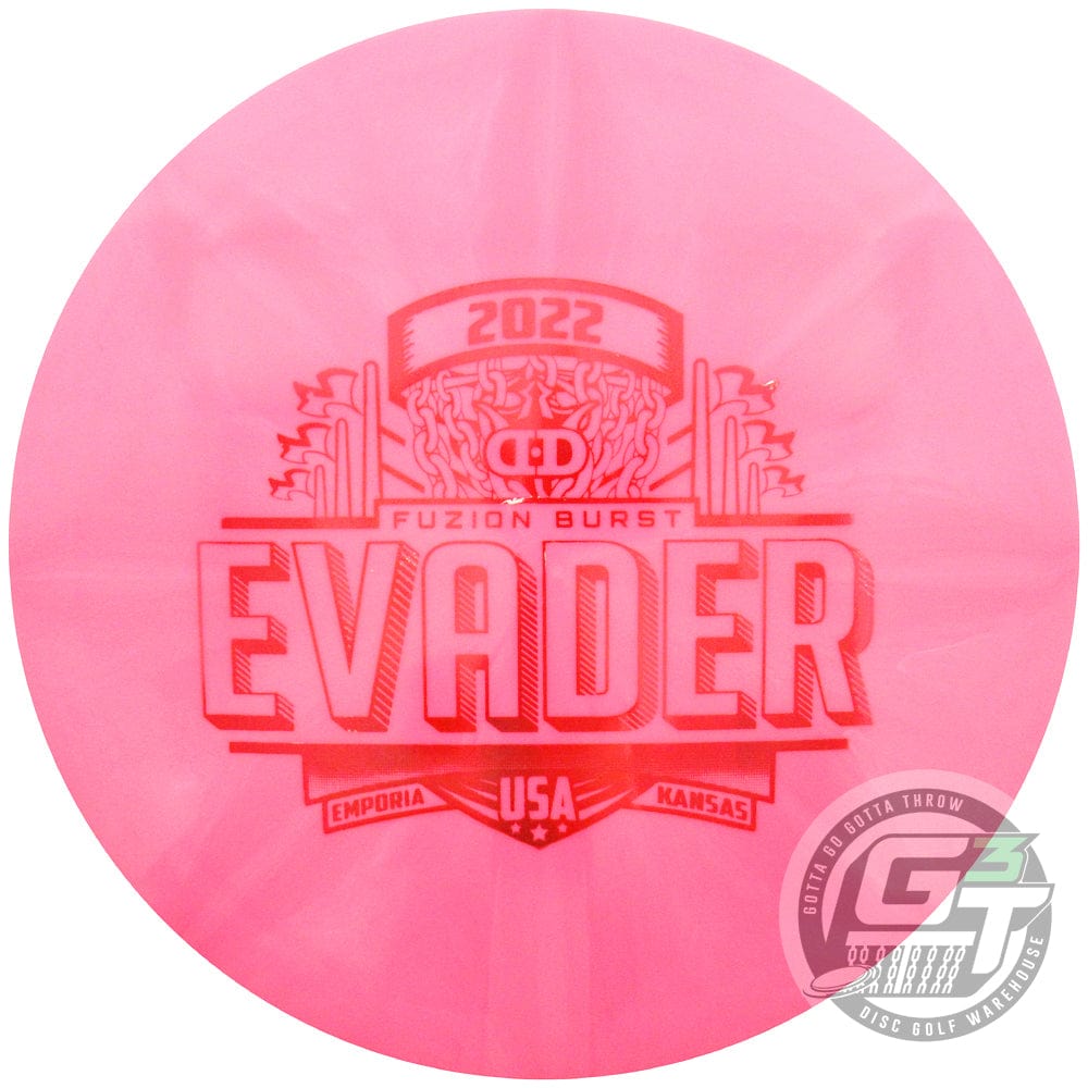 Dynamic Discs Golf Disc Dynamic Discs Limited Edition 2022 PDGA World Championships Fuzion Burst Evader Fairway Driver Golf Disc