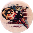 Dynamic Discs Golf Disc Dynamic Discs Marvel Captain America DyeMax Splatter Series Fuzion Warden Putter Golf Disc