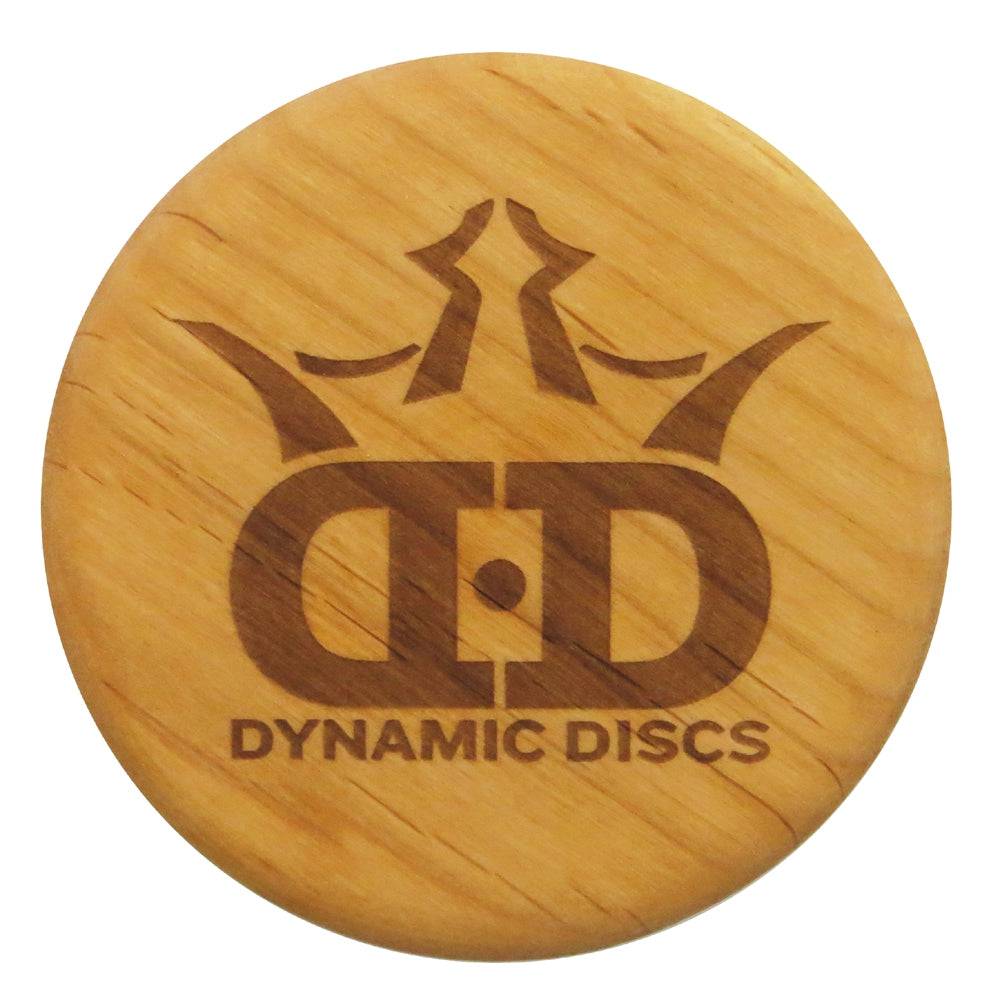 Dynamic Discs Mini Dynamic Discs DD Logo Alder Wood Mini Marker Disc