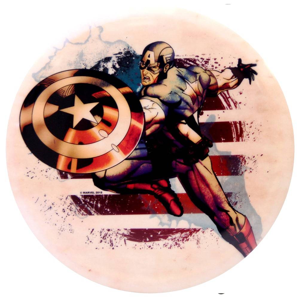 Dynamic Discs Mini Captain America Dynamic Discs Marvel DyeMax Splatter Series Fuzion Judge Mini Marker Disc