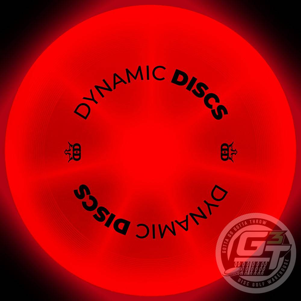 Dynamic Discs Ultimate Red Dynamic Discs LED Night Glider Light-Up Recreational Catch Disc