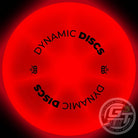 Dynamic Discs Ultimate Red Dynamic Discs LED Night Glider Light-Up Recreational Catch Disc