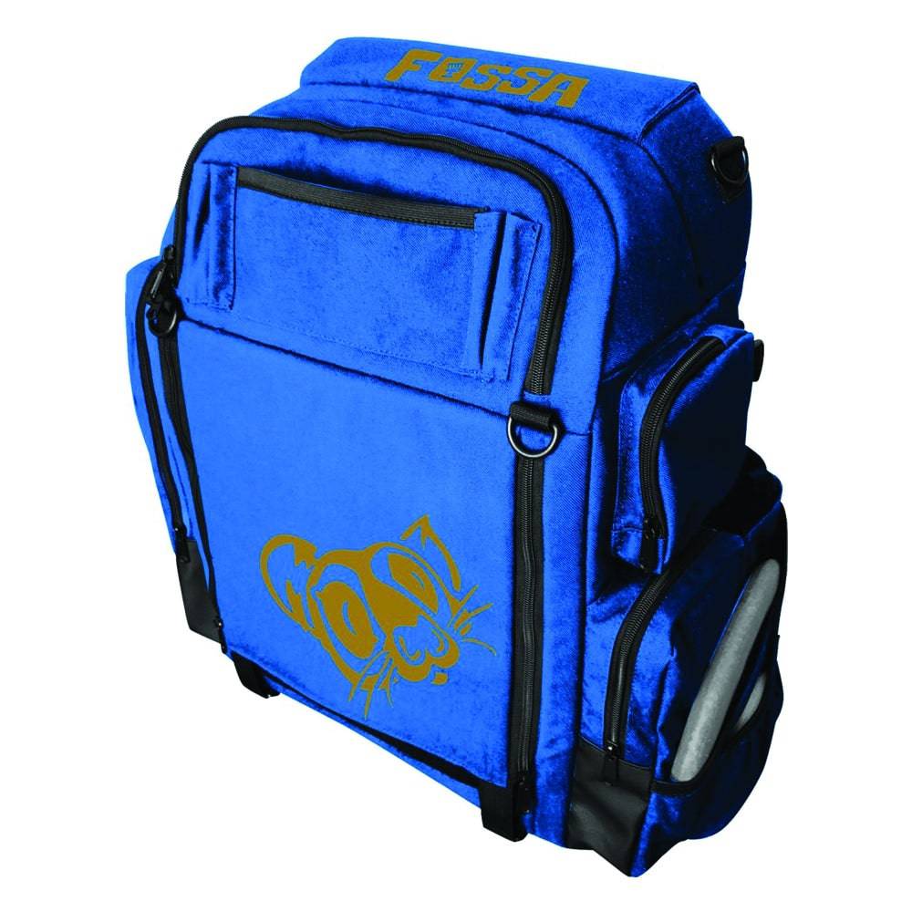 Fossa Bag Blue / Gold Fossa Zany Pro "Pro-Z" Backpack Disc Golf Bag