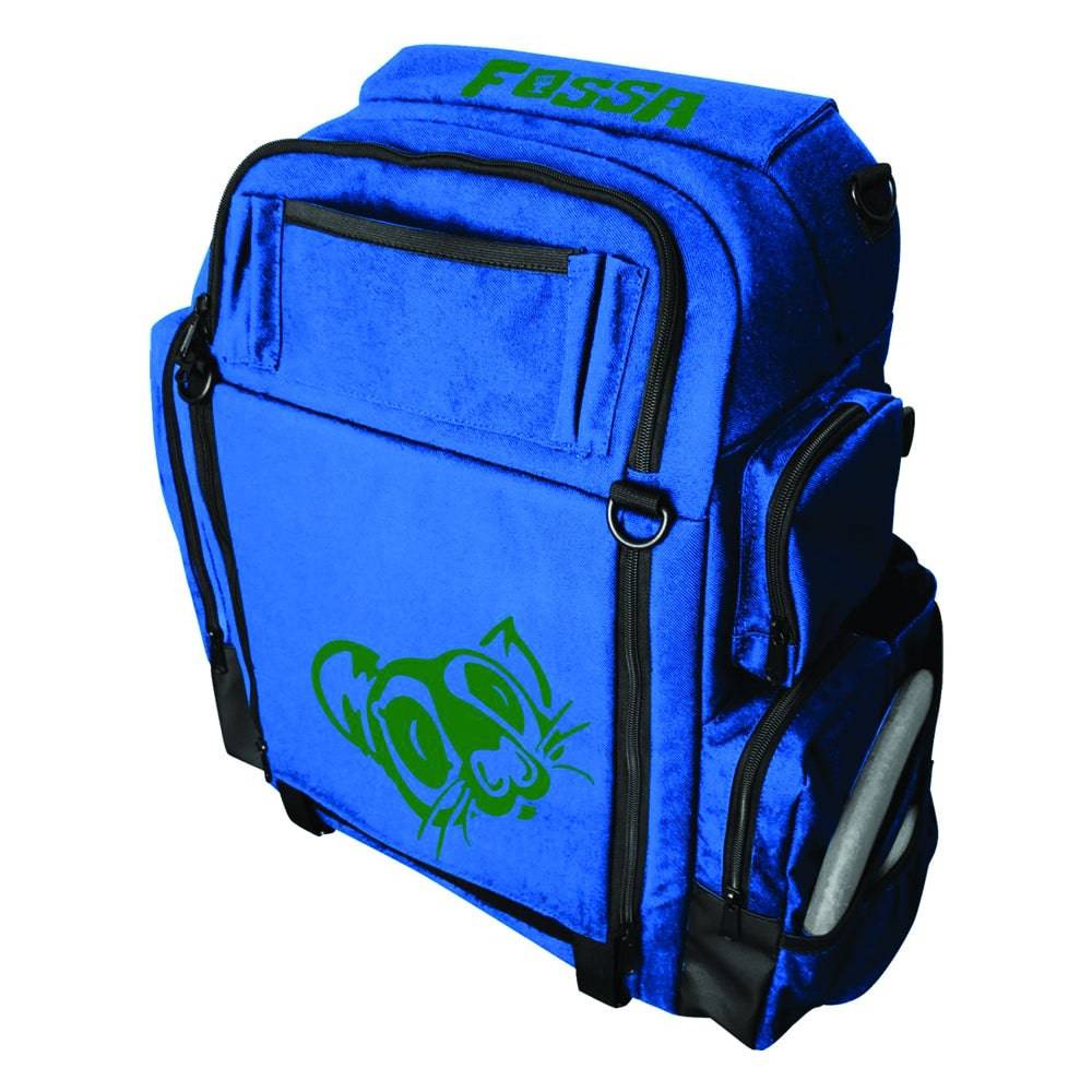 Fossa Bag Blue / Green Fossa Zany Pro "Pro-Z" Backpack Disc Golf Bag