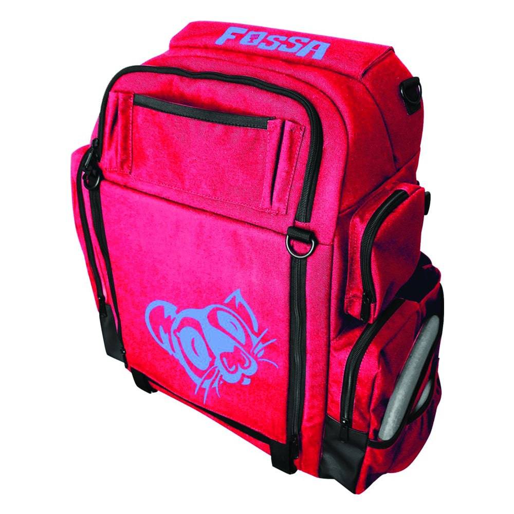 Fossa Bag Red / Light Blue Fossa Zany Pro "Pro-Z" Backpack Disc Golf Bag