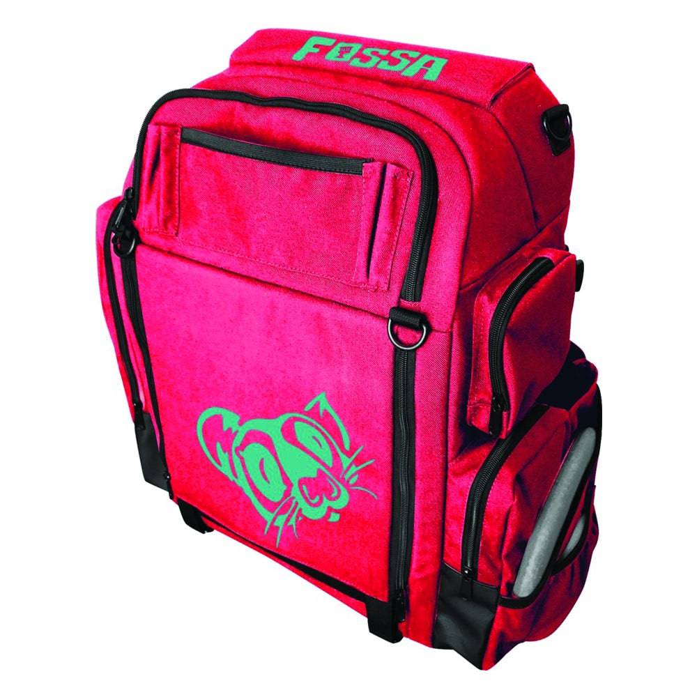 Fossa Bag Red / Teal Fossa Zany Pro "Pro-Z" Backpack Disc Golf Bag