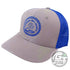 Gateway Disc Sports Apparel Light Gray / Blue Gateway Disc Sports Circle of Chains Logo Snapback Mesh Disc Golf Hat