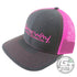 Gateway Disc Sports Apparel Dark Gray / Pink Gateway Disc Sports Logo Snapback Mesh Disc Golf Hat