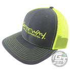 Gateway Disc Sports Apparel Dark Gray / Yellow Gateway Disc Sports Logo Snapback Mesh Disc Golf Hat