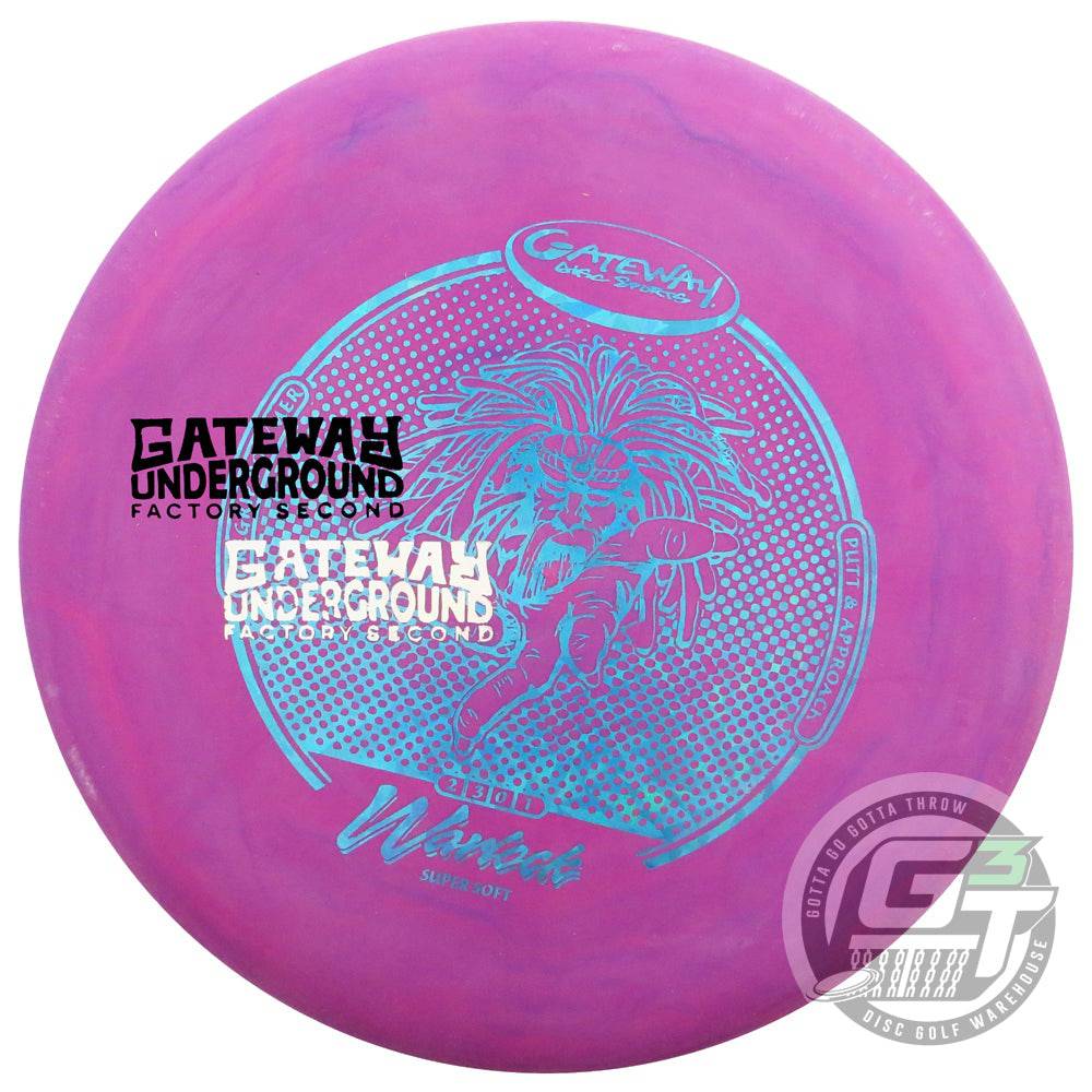 Gateway Disc Sports Golf Disc Gateway Factory Second Sure Grip Super Soft Warlock Putter Golf Disc