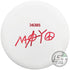 Gateway Disc Sports Golf Disc 173-176g Gateway Limited Edition Matt Mayo #34385 Pure White Warlock Putter Golf Disc