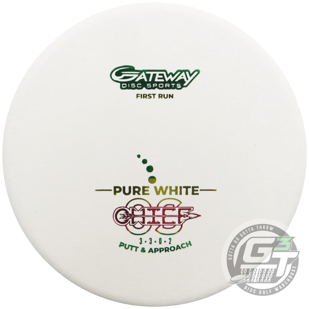 Gateway Disc Sports Golf Disc Gateway Pure White Chief OS Putter Golf Disc