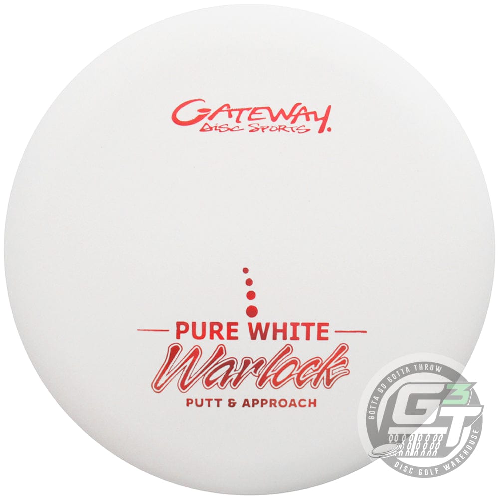 Gateway Disc Sports Golf Disc Gateway Pure White Warlock Putter Golf Disc