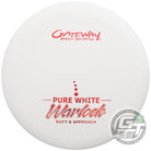 Gateway Disc Sports Golf Disc Gateway Pure White Warlock Putter Golf Disc