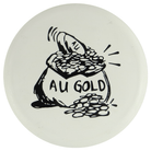 Gotta Go Gotta Throw Mini White / Little Flyer - 4.25" Gotta Go Gotta Throw Armstrong Ultimate AU Gold Inter-Locking Mini Marker Disc