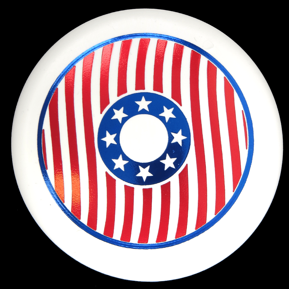 Gotta Go Gotta Throw Mini White / Little Flyer - 4.25" Gotta Go Gotta Throw Freedom Flyer Inter-Locking Mini Marker Disc