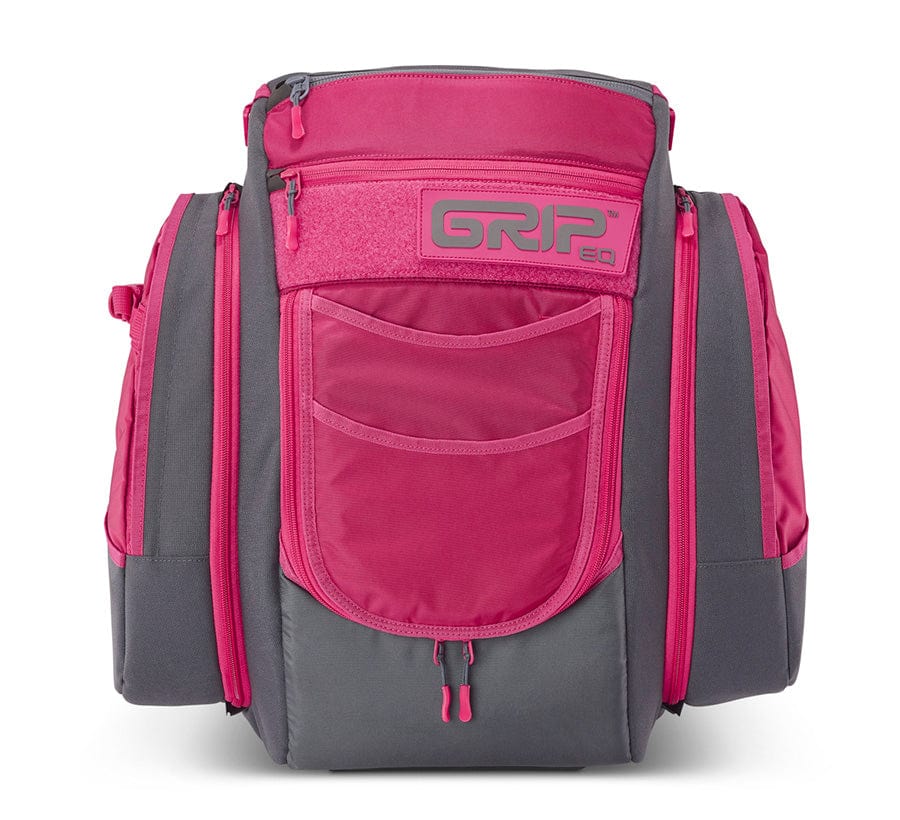GripEQ Bag Pink / Gray GripEQ BX3 Series Backpack Disc Golf Bag