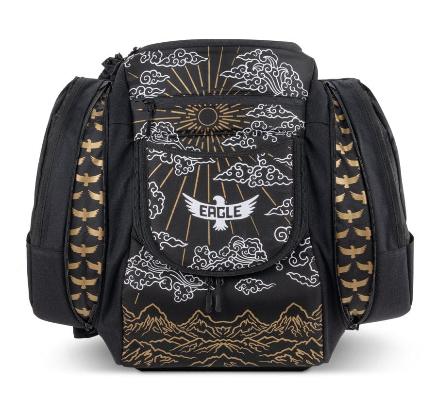 GripEQ Bag Black GripEQ Eagle McMahon Valhalla AX5 Signature Series Backpack Disc Golf Bag