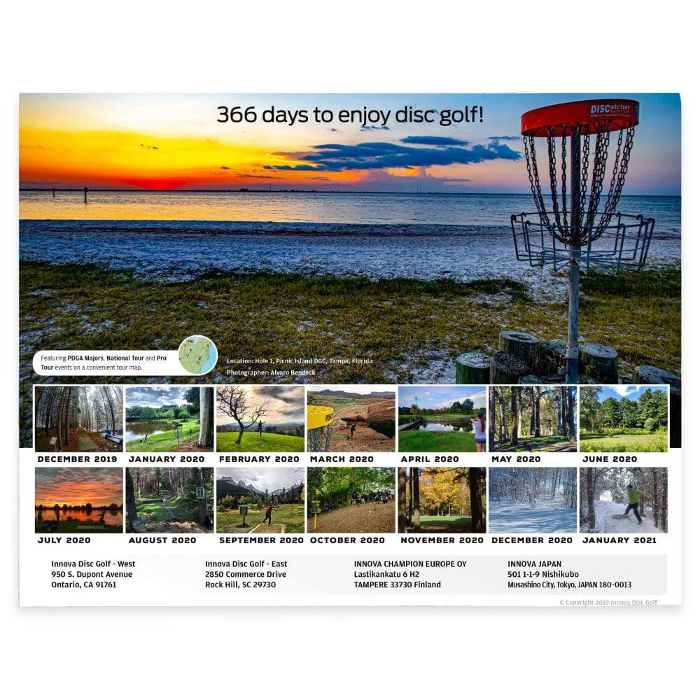 Innova Accessory Innova 2020 Disc Golf Calendar