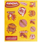 Innova Accessory Red / Gold Innova Disc Golf Icon Sticker Sheet