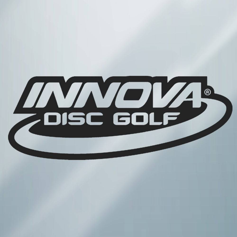 Innova Accessory Black Innova Disc Golf Logo Vinyl Decal Sticker