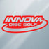 Innova Accessory Red Innova Disc Golf Logo Vinyl Decal Sticker