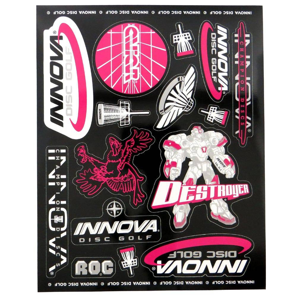 Innova Sticker Logo Innova Disc Golf Sticker Sheet – Gotta Go Gotta Throw