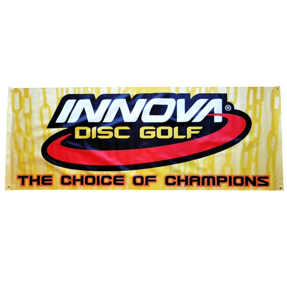 Innova Accessory Yellow Innova Disc Golf Vinyl Banner - 8' x 3'