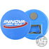 Innova Accessory Blue Innova Logo Bottle Opener Fridge Magnet Mini Marker Disc
