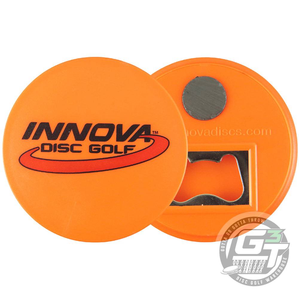 Innova Accessory Orange Innova Logo Bottle Opener Fridge Magnet Mini Marker Disc