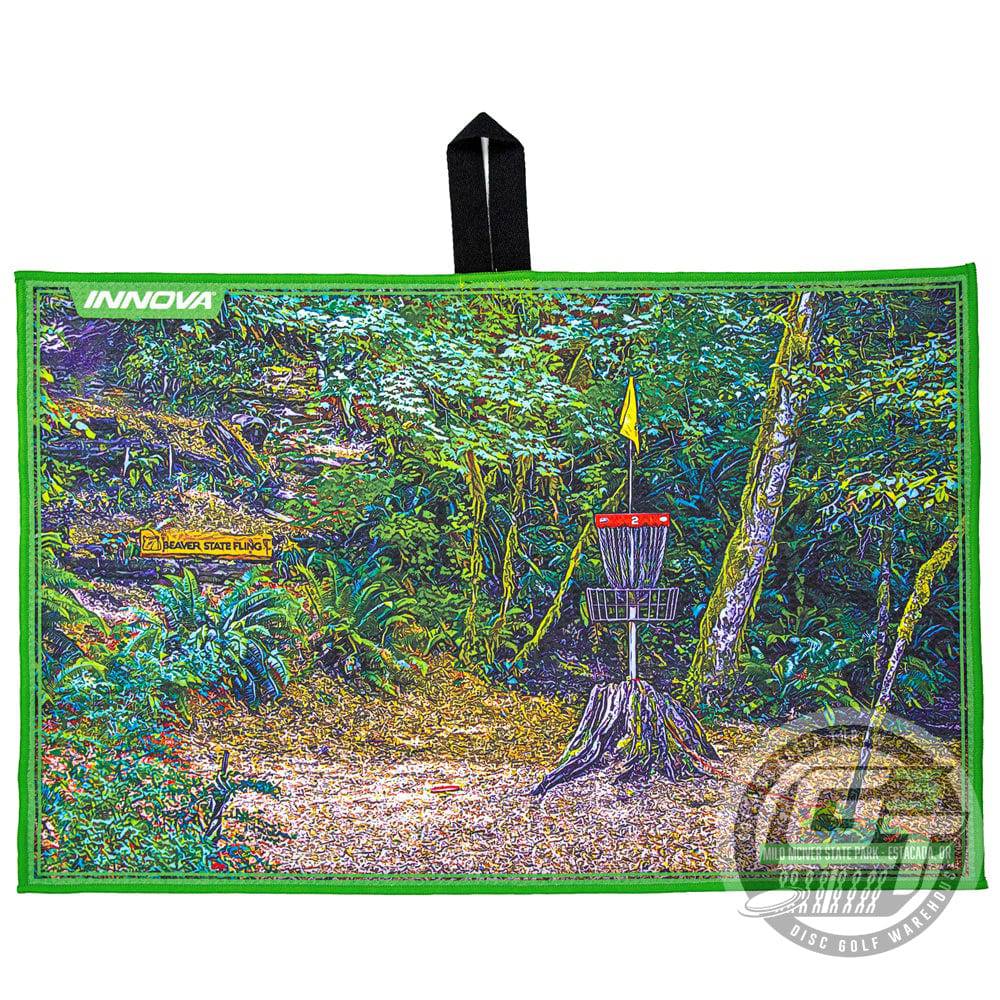 Innova Accessory Green - BSF Innova Tour Microfiber Disc Golf Towel