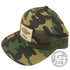 Innova Apparel Army Camo Innova Air Force Leather Patch Adjustable Disc Golf Hat