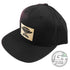 Innova Apparel Black Innova Air Force Leather Patch Adjustable Disc Golf Hat