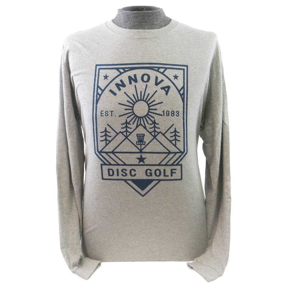 Innova Apparel S / Gray Innova Camp Long Sleeve Disc Golf T-Shirt