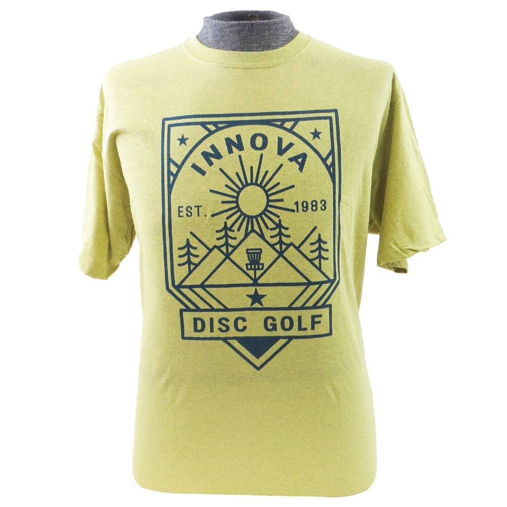 Innova Apparel S / Yellow Innova Camp Short Sleeve Disc Golf T-Shirt