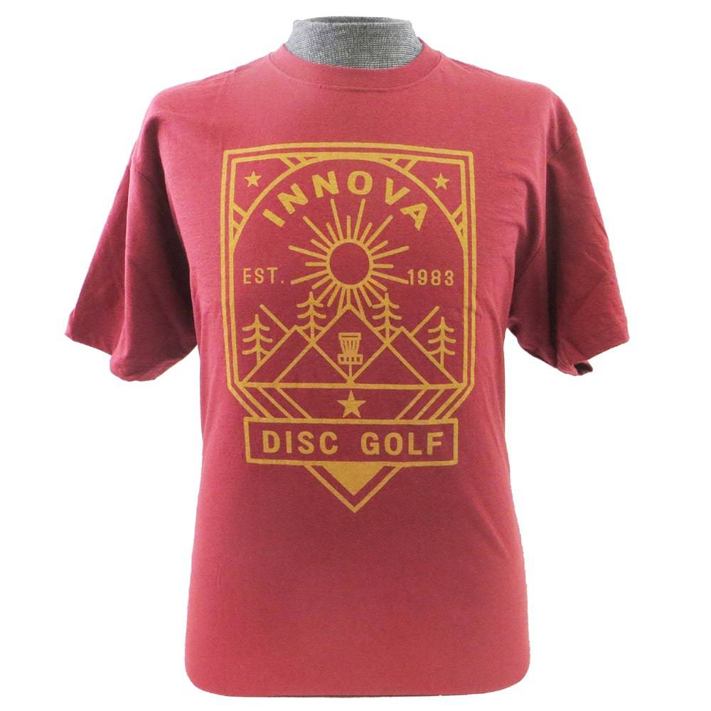 Innova Apparel S / Red Innova Camp Short Sleeve Disc Golf T-Shirt