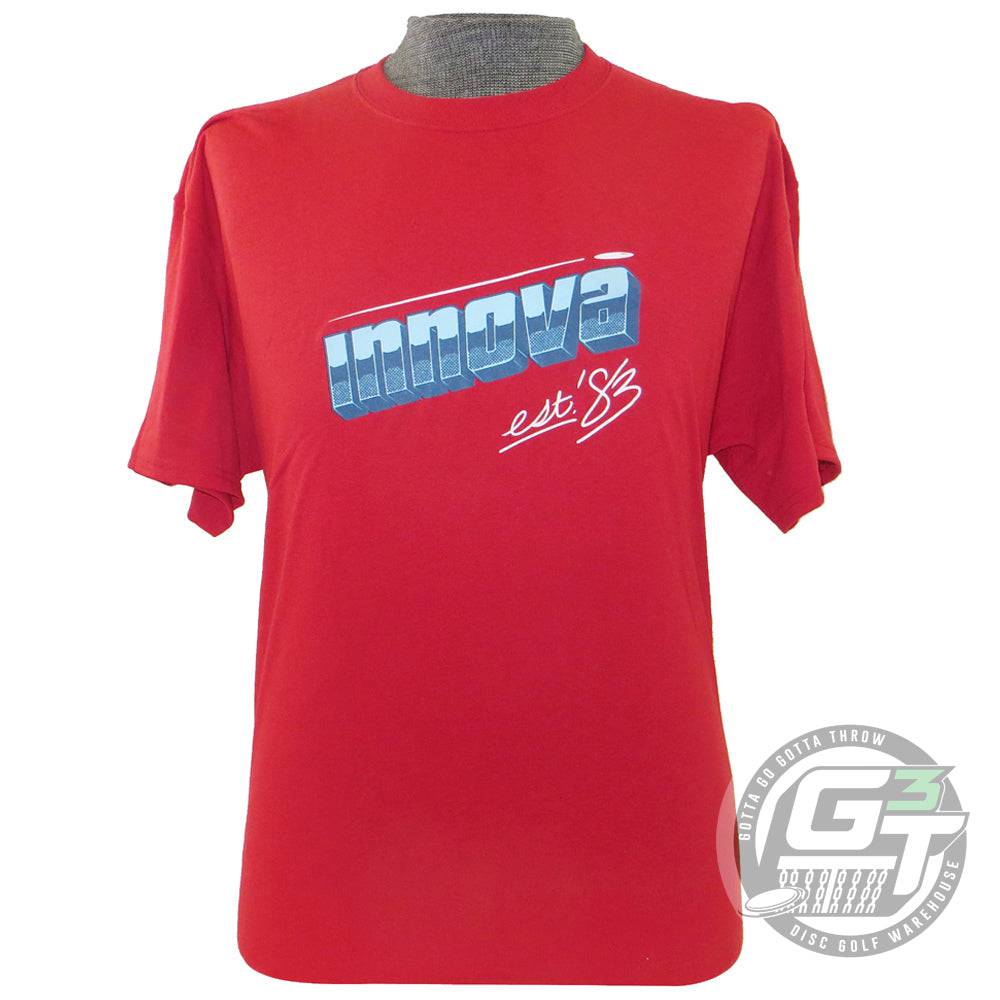 Innova Apparel S / Red Innova Chrome Short Sleeve Disc Golf T-Shirt
