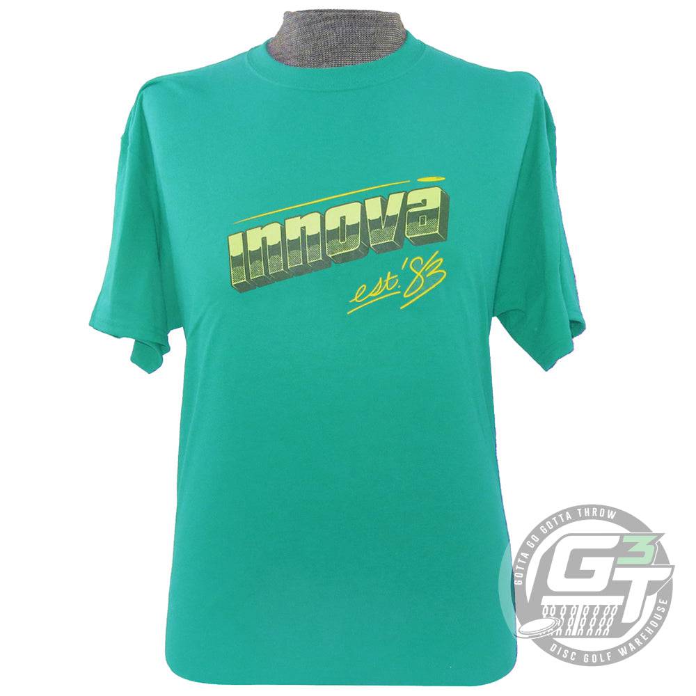 Innova Apparel S / Green Innova Chrome Short Sleeve Disc Golf T-Shirt