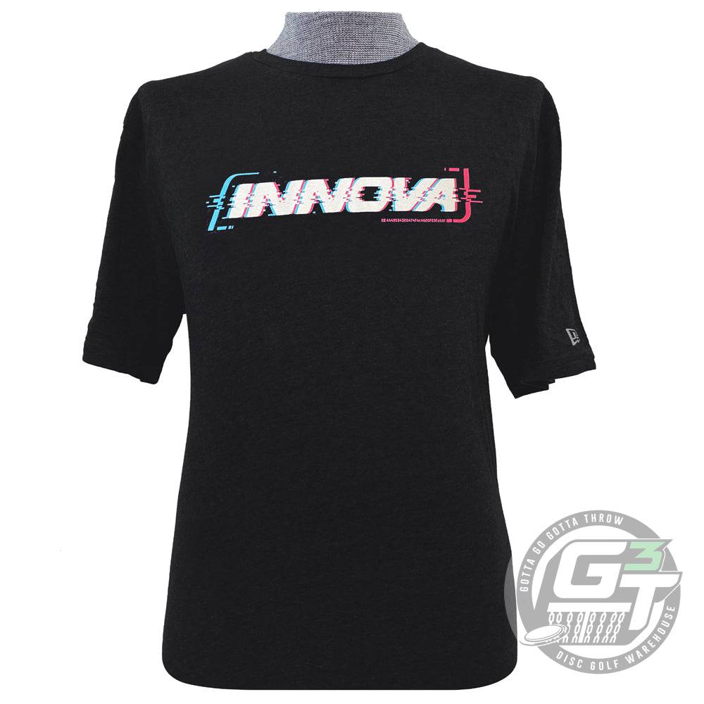 Innova Apparel M / Black Innova Cypher Logo Short Sleeve Disc Golf T-Shirt