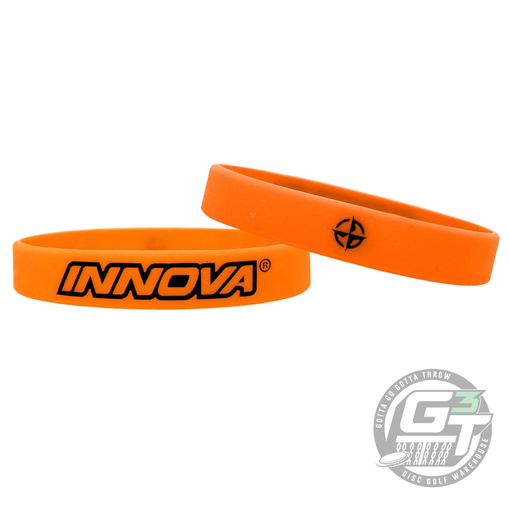 Innova Apparel Orange Innova Disc Golf Logo Silicone Wristband