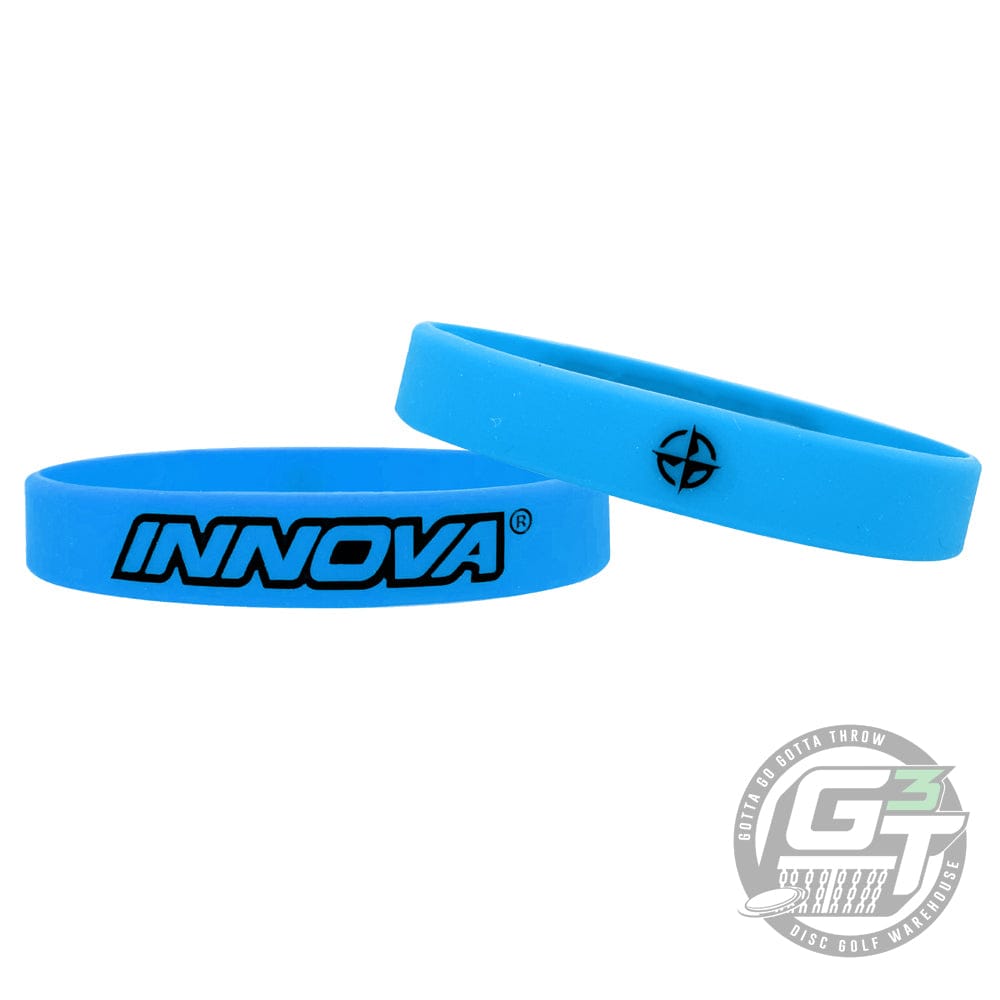 Innova Apparel Light Blue Innova Disc Golf Logo Silicone Wristband