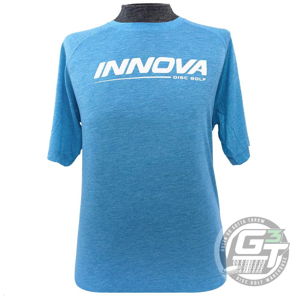 Innova Apparel S / Electric Blue Innova Fairway Tri-Blend Short Sleeve Performance Disc Golf Jersey