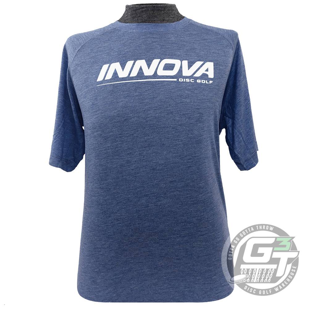 Innova Apparel S / Navy Blue Innova Fairway Tri-Blend Short Sleeve Performance Disc Golf Jersey