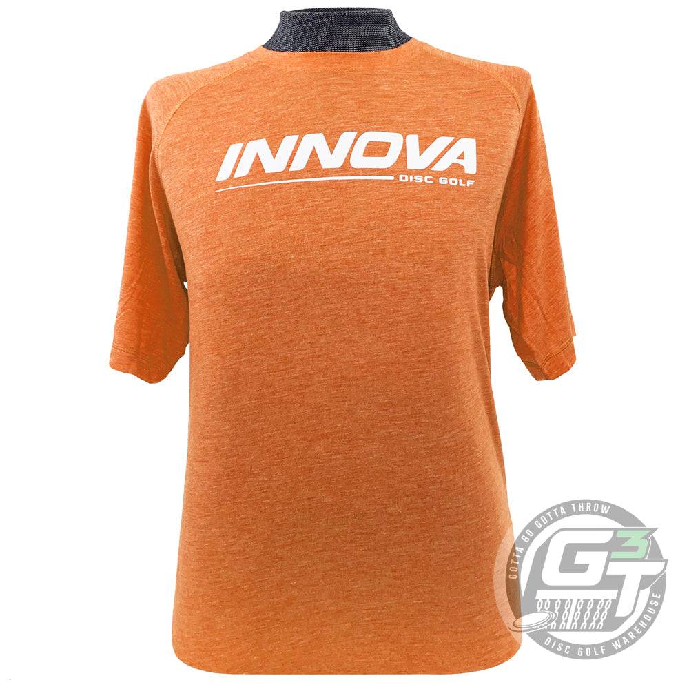 Innova Apparel S / Orange Innova Fairway Tri-Blend Short Sleeve Performance Disc Golf Jersey