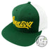 Innova Apparel Green / White Innova Flow Mesh Adjustable Flatbill Disc Golf Hat