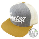 Innova Apparel Gray / Tan / White Innova Flow Mesh Adjustable Flatbill Disc Golf Hat