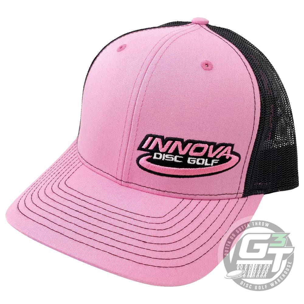 Innova Apparel Pink / Black Innova Logo Adjustable Mesh Disc Golf Hat