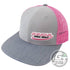 Innova Apparel Gray / Heather / Pink Innova Logo Adjustable Mesh Disc Golf Hat